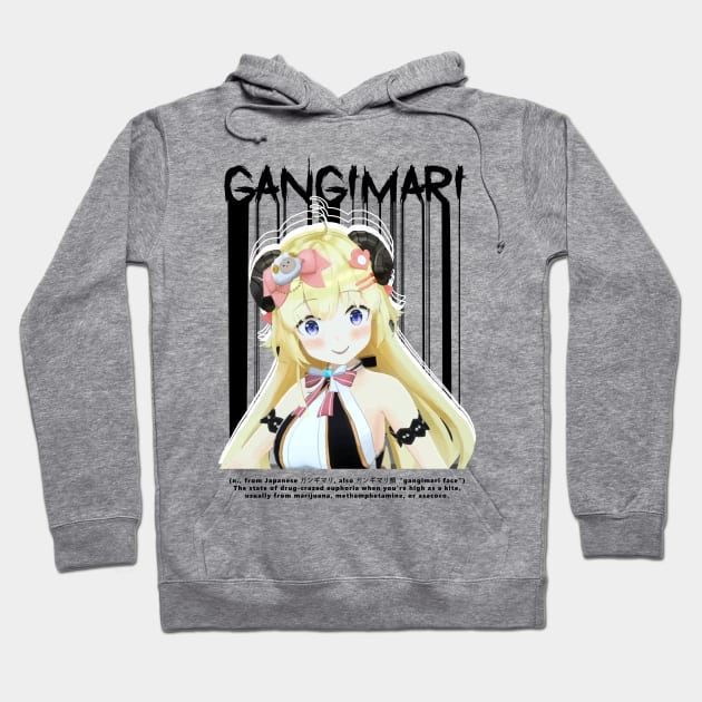 Gangimari (Black Text Version) Hoodie by DeathAnarchy